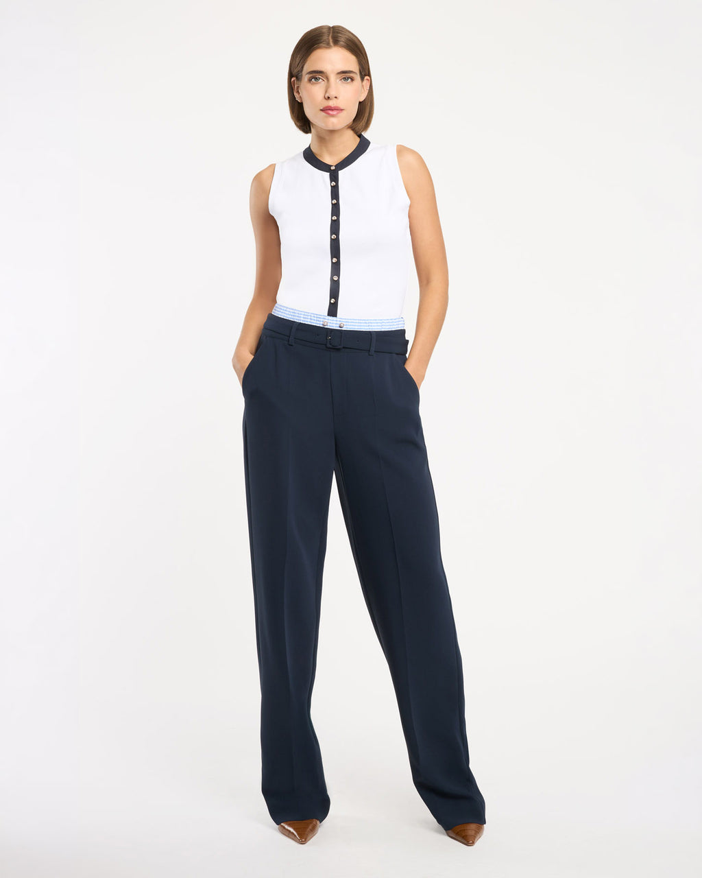 Sleeveless Beverly Top
