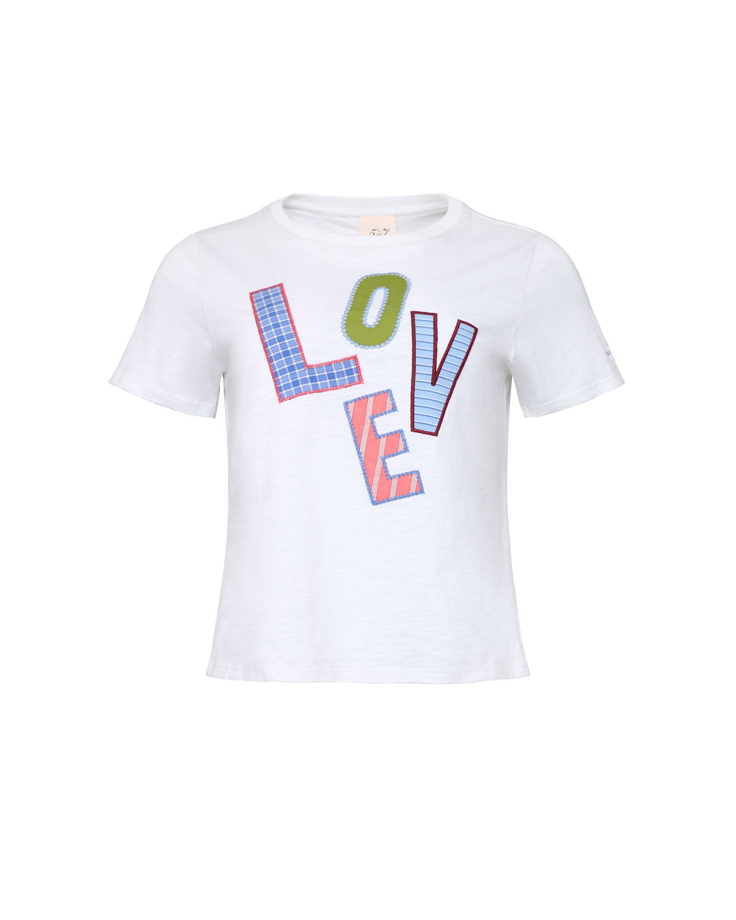 Love Collage Patch Shrunken Tee