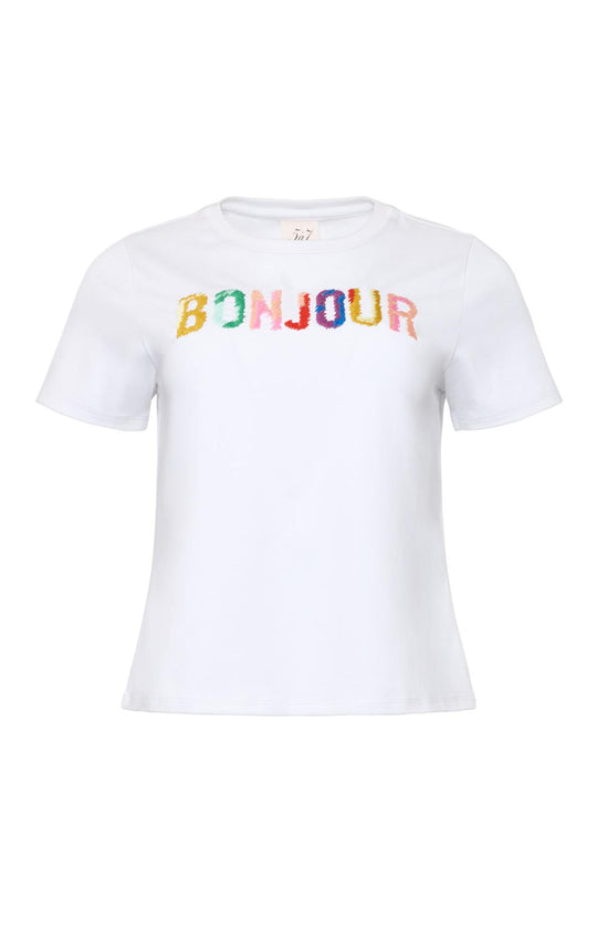 Bonjour Scribble Shrunken Tee