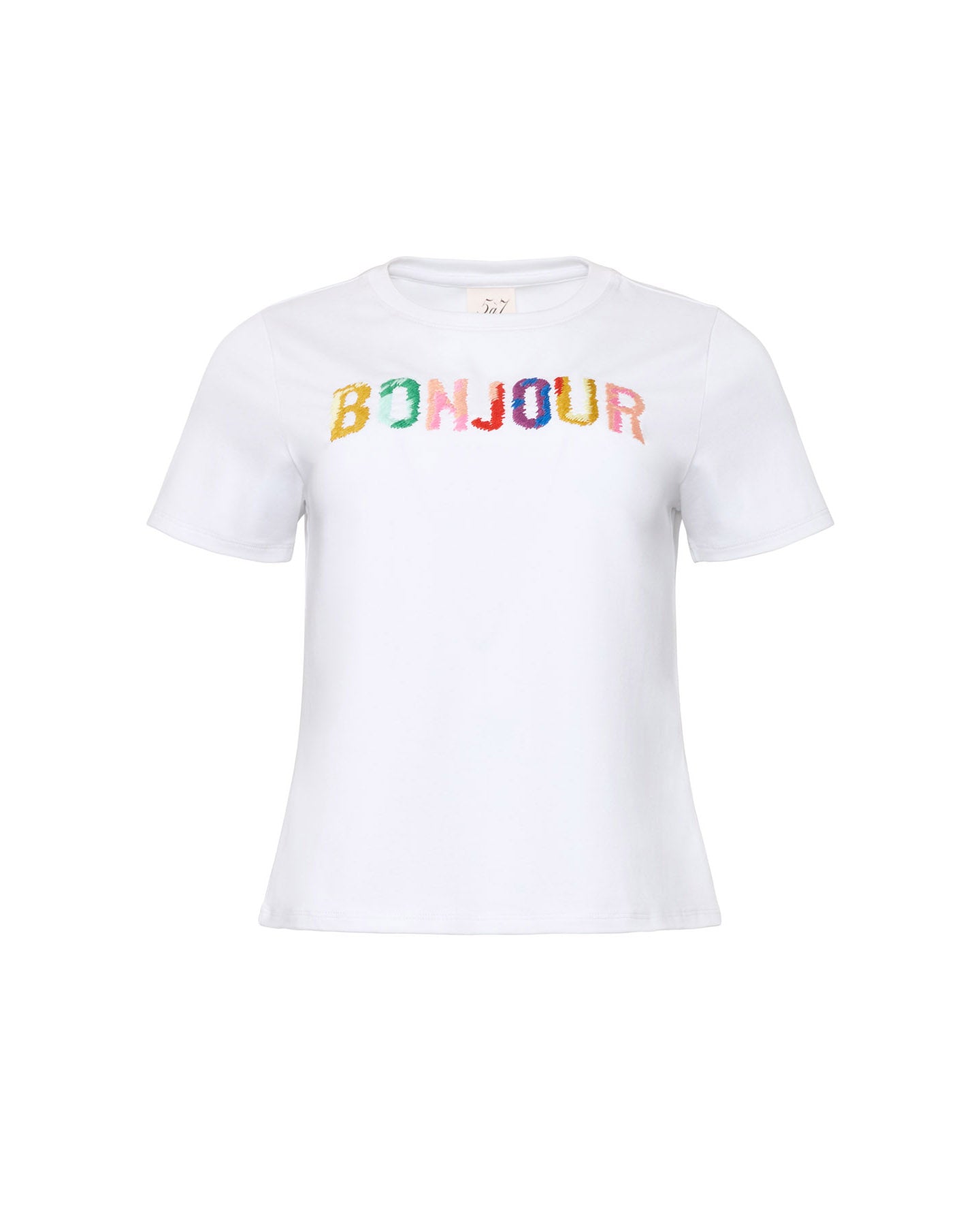 Bonjour Scribble Shrunken Tee