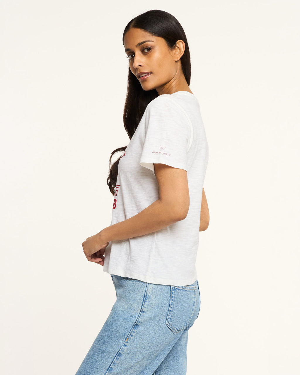 Cinq A Sept Beach Club Shrunken Tee