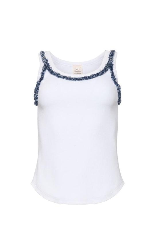 Bicolor Fringe Quenta Tank