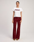 Merci Ruffle Shrunken Tee
