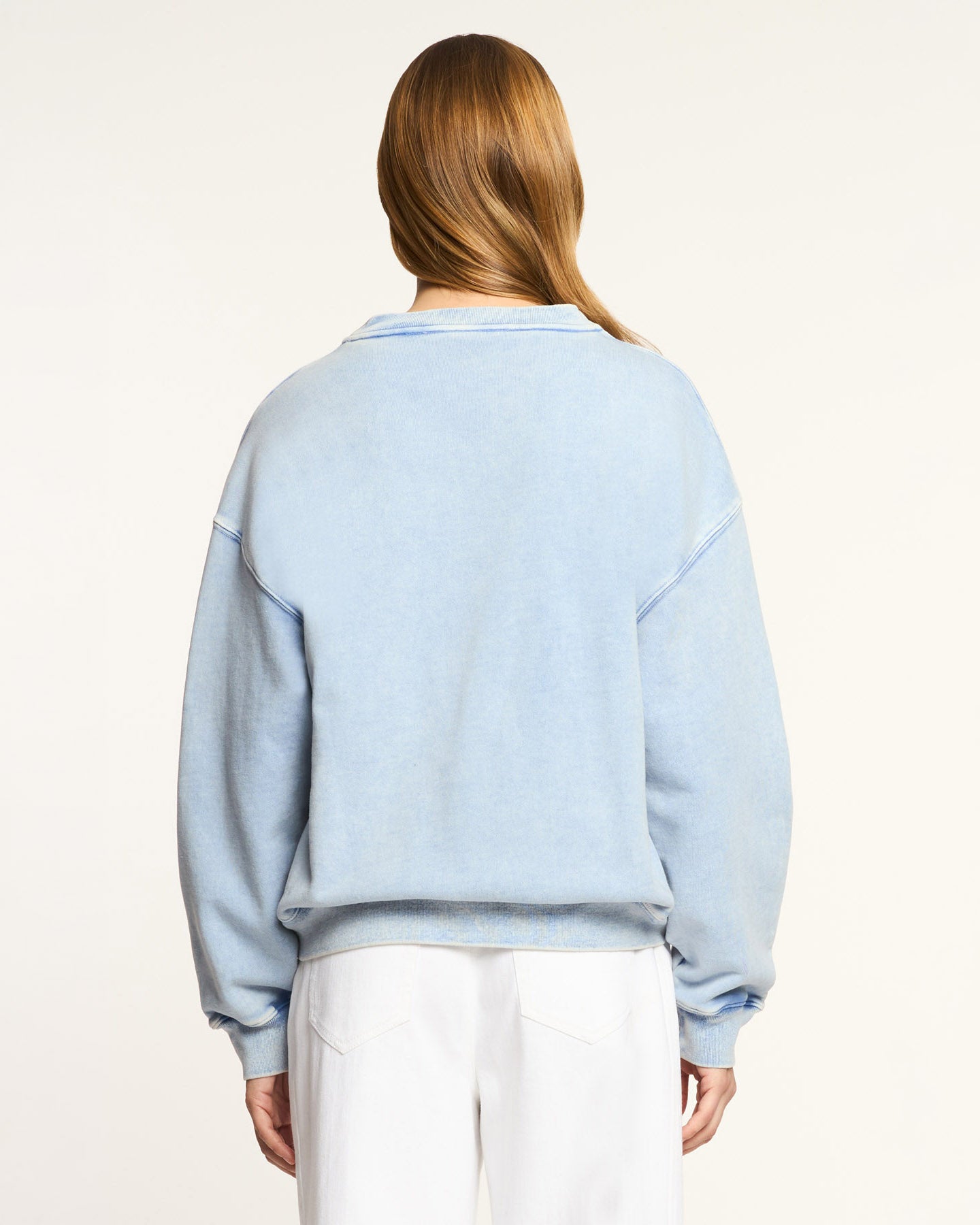 Beach Club Tumble Washed Brandy Pullover