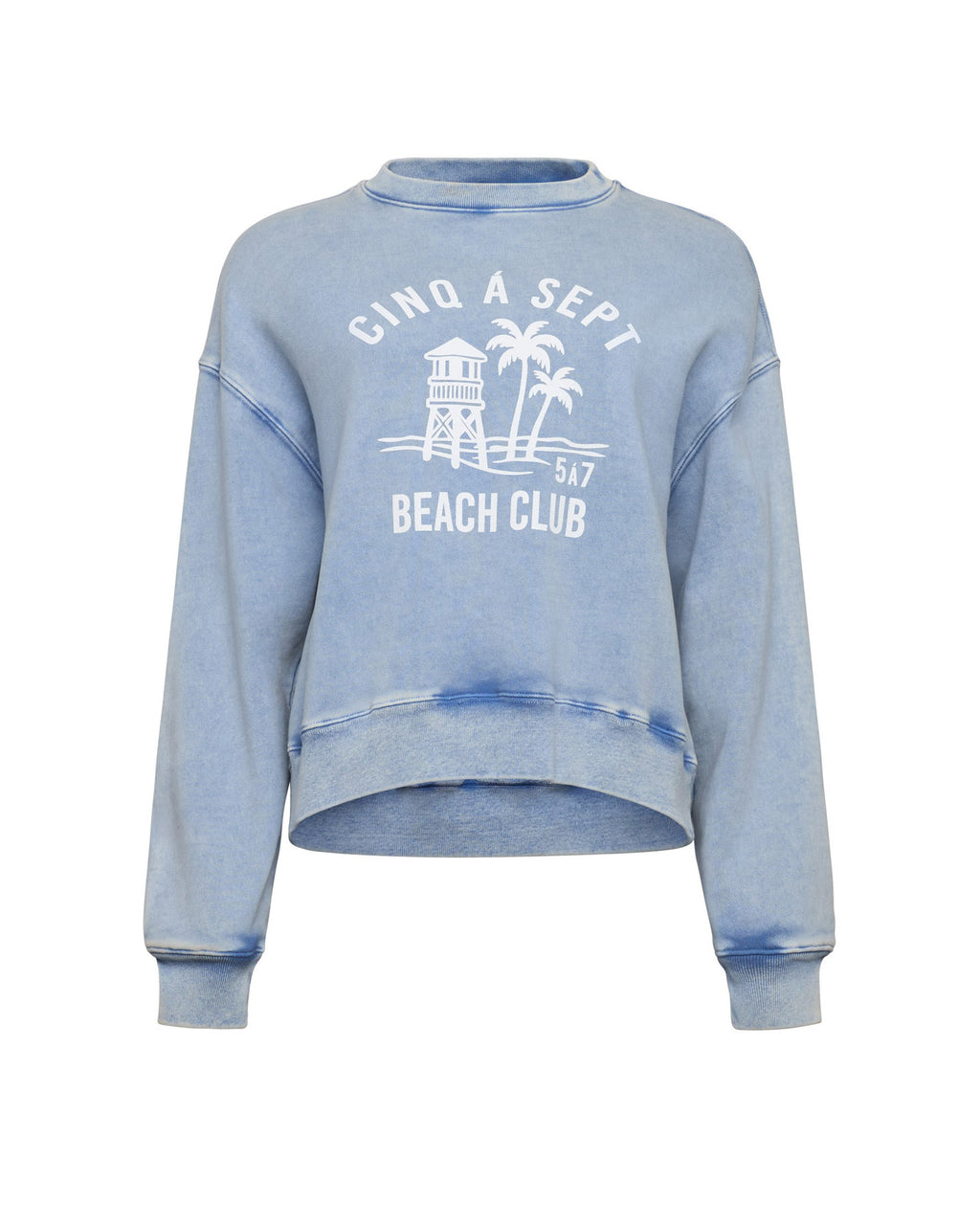 Beach Club Tumble Washed Brandy Pullover