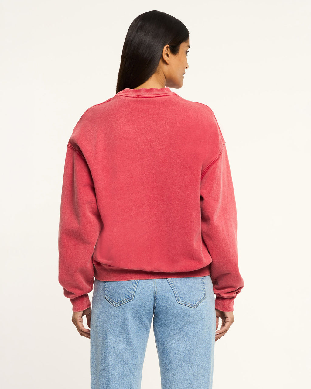 Paris New York Tumble Washed Brandy Pullover