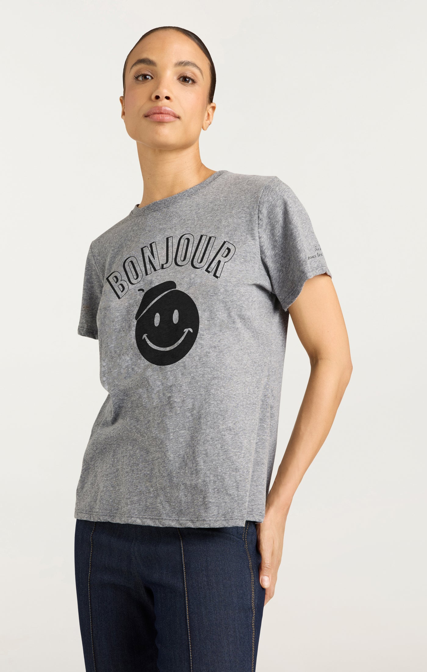 Pop Up Bonjour Shrunken Tee