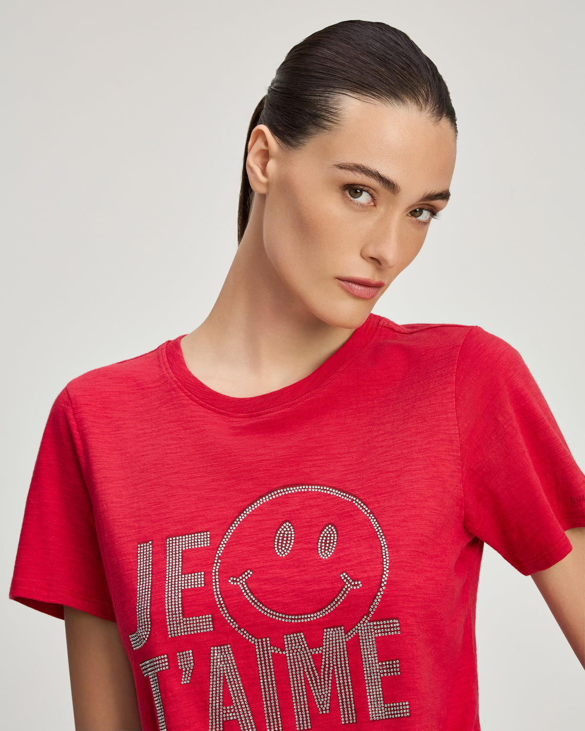 Heatset Je Taime Smiley Shrunken Tee