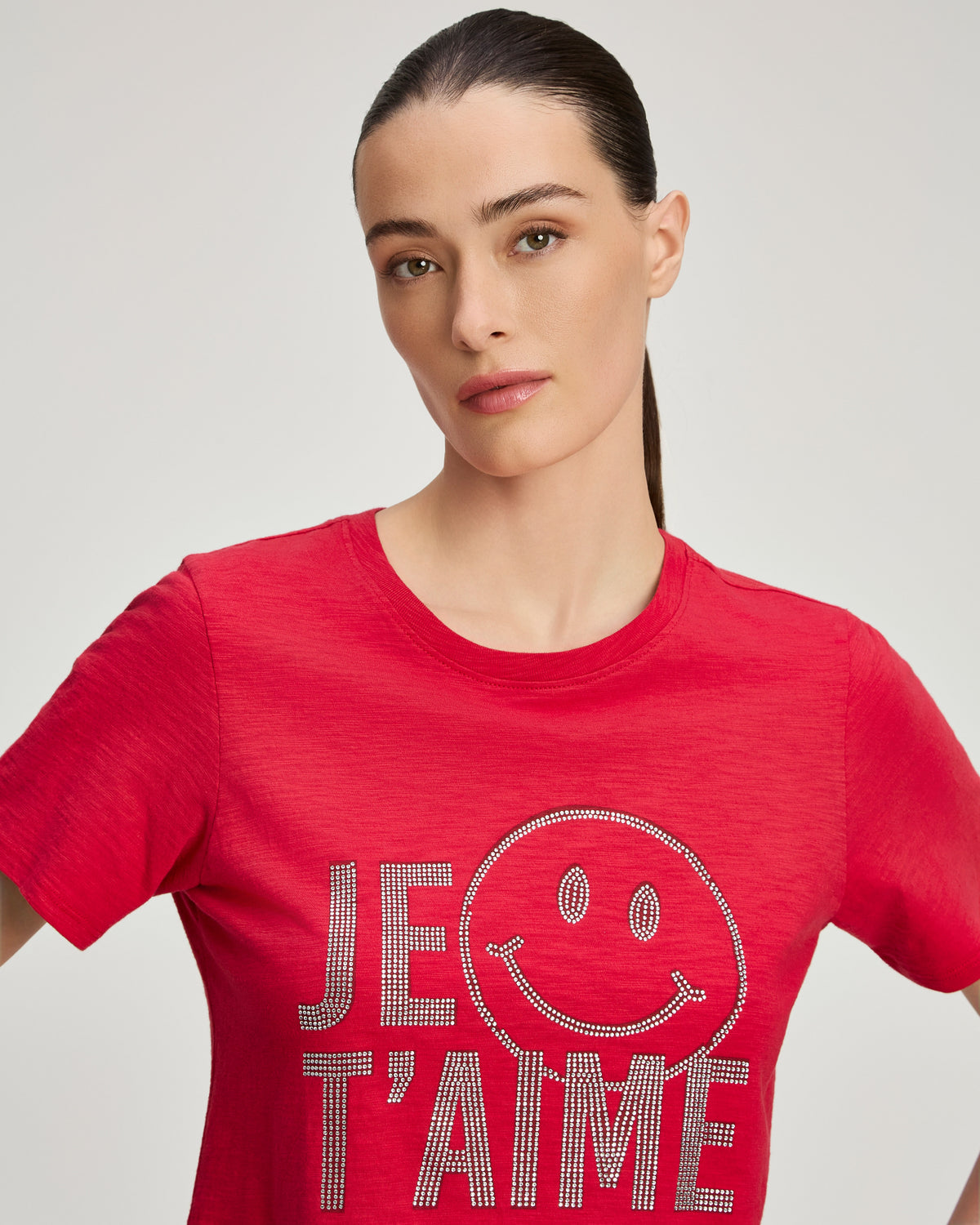 Heatset Je Taime Smiley Shrunken Tee