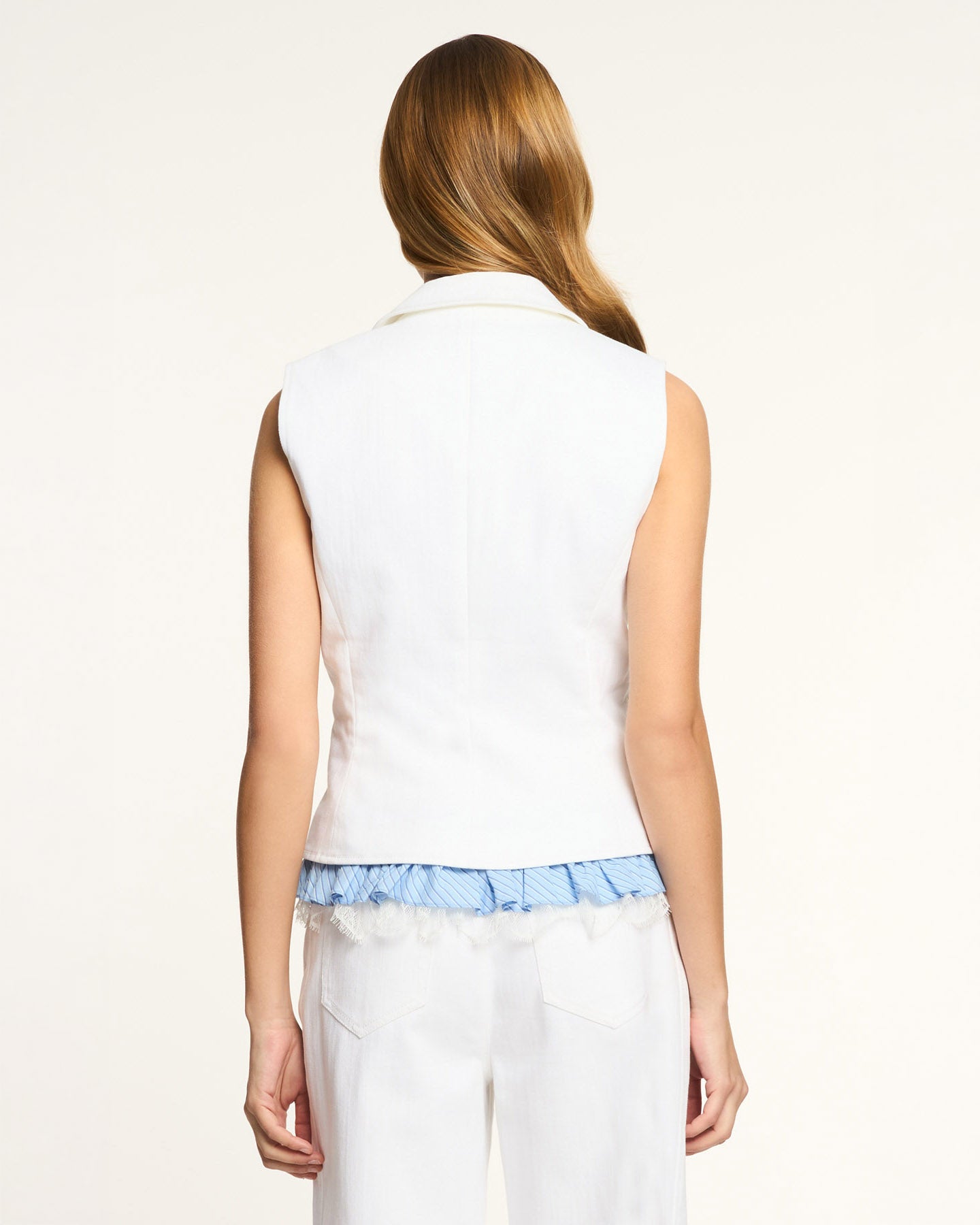 Jessie Stripe Le Petit Roxie Jean Vest