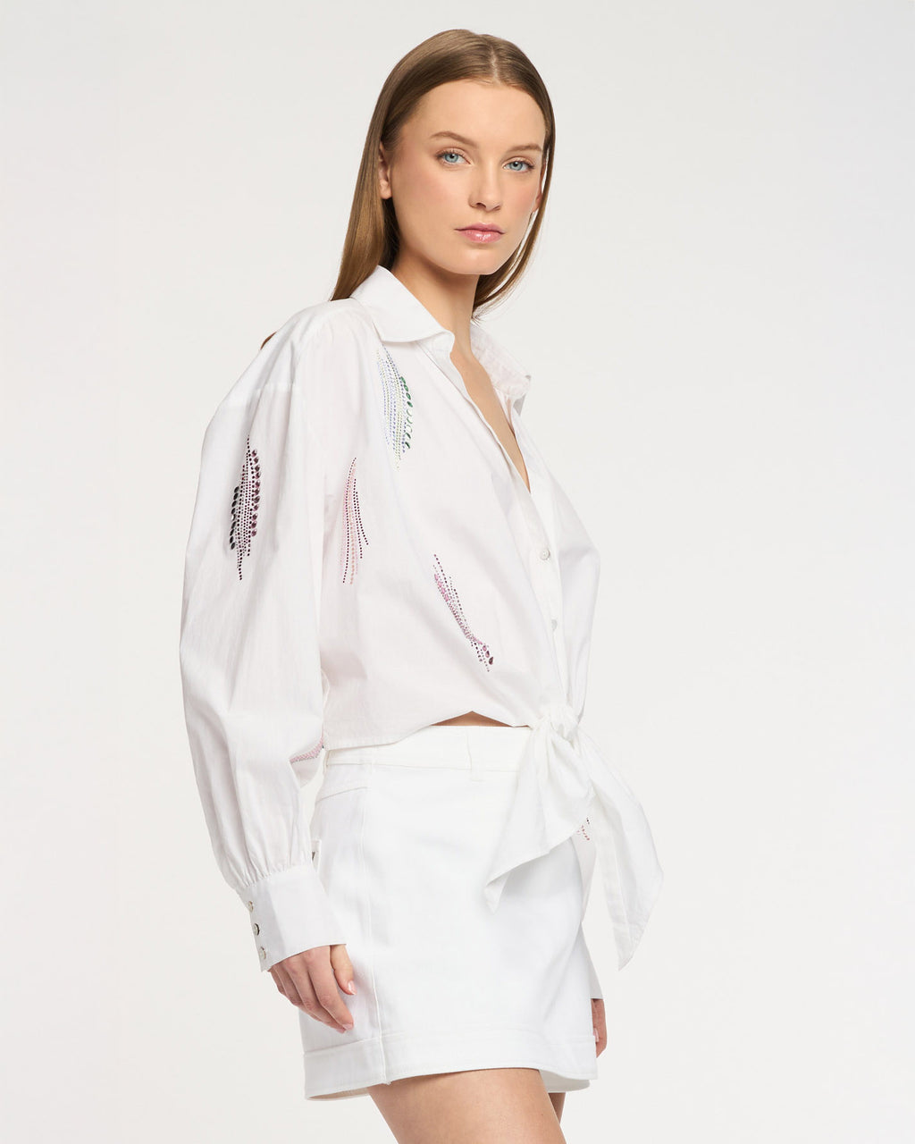 Paillette Whirl Marianna Top