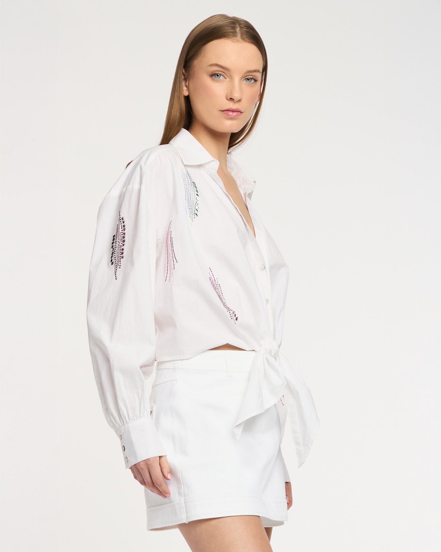 Paillette Whirl Marianna Top