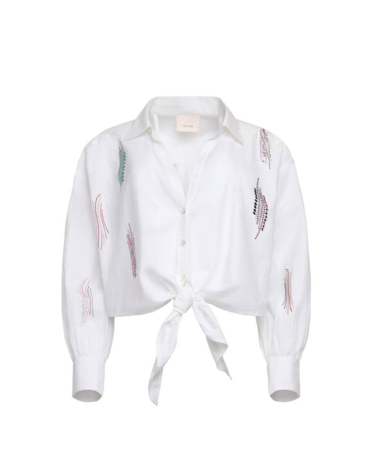Paillette Whirl Marianna Top