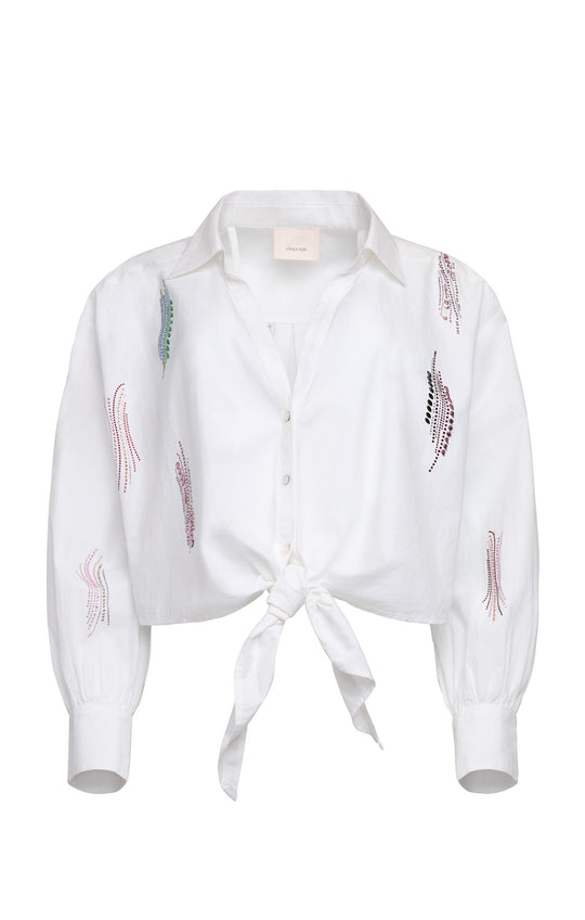 Paillette Whirl Marianna Top