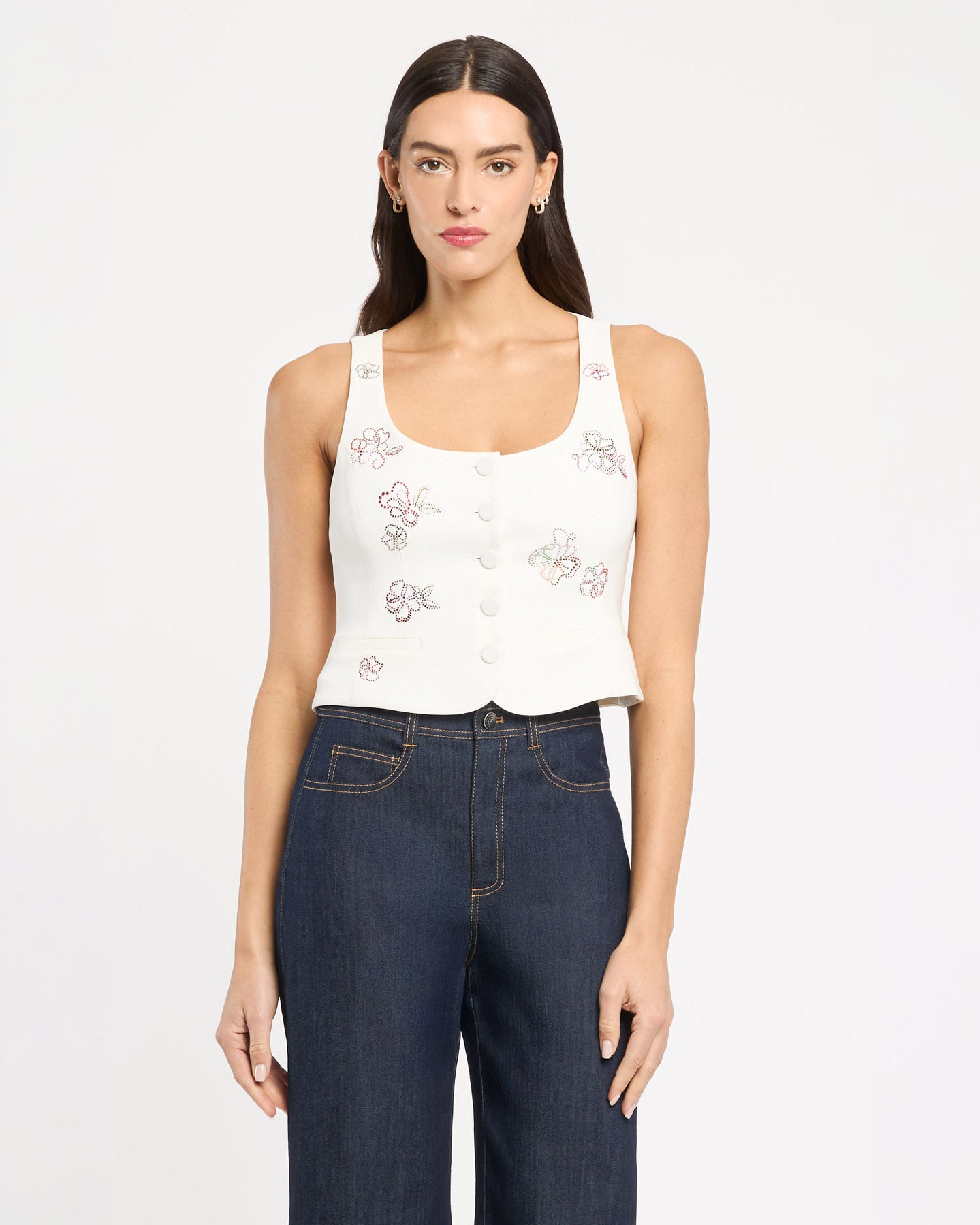 Blooming Linework Rowena Top – Cinq à Sept