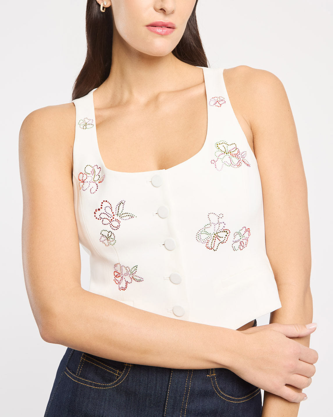 Blooming Linework Rowena Top