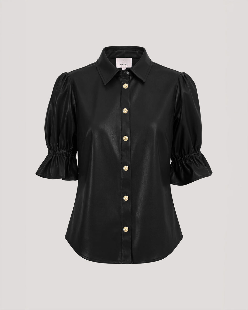Lite Vegan Leather Fiona Top