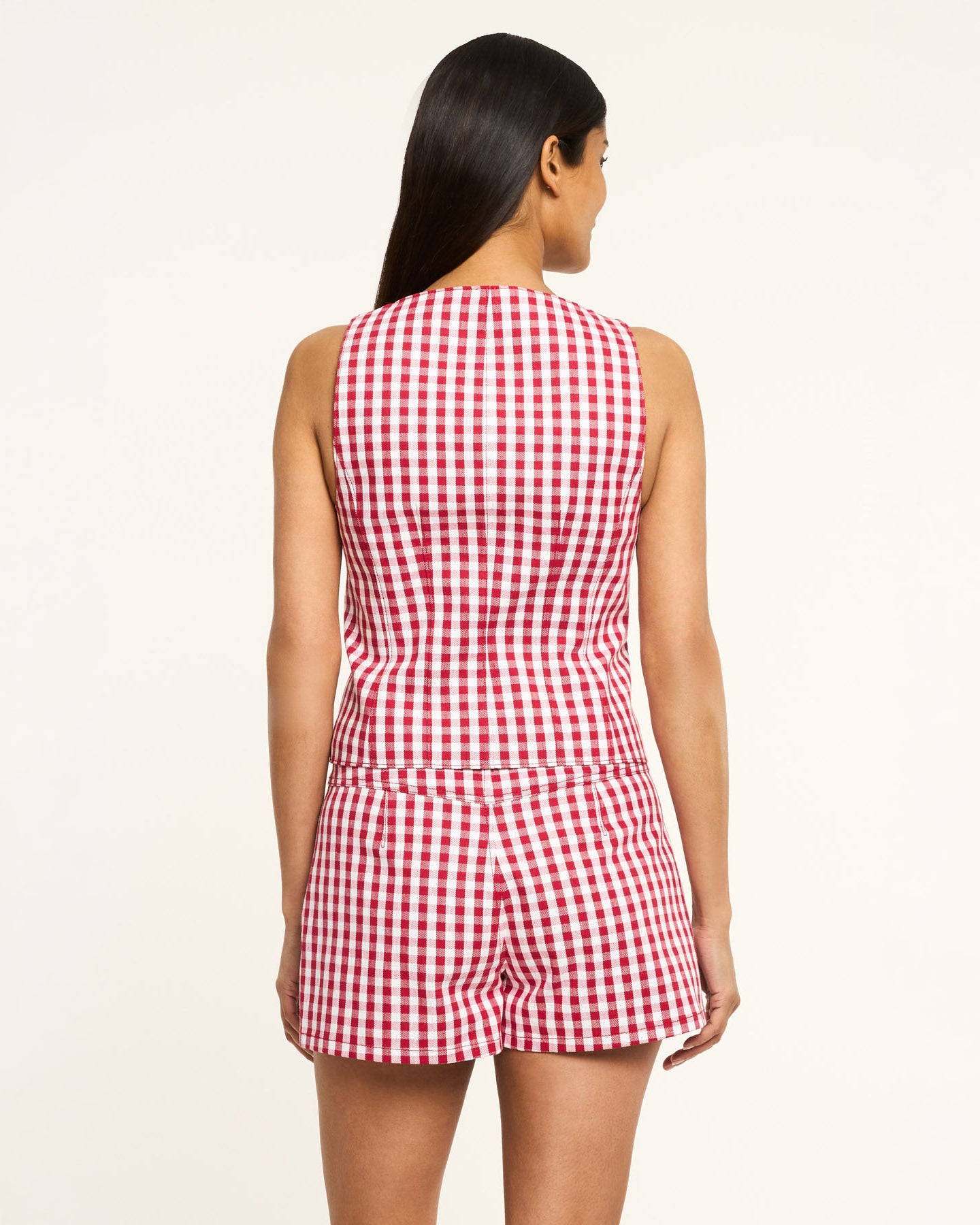 Mini Gingham Denim Lovina Top