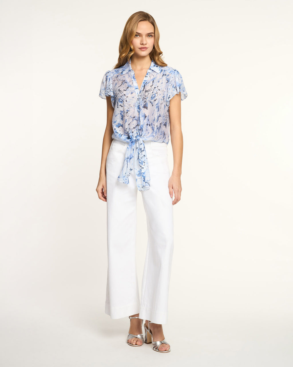Heirloom Petals Flutter Sleeve Marianna Top