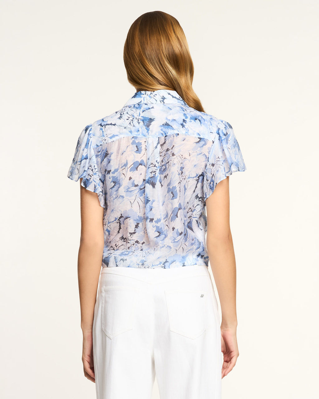 Heirloom Petals Flutter Sleeve Marianna Top