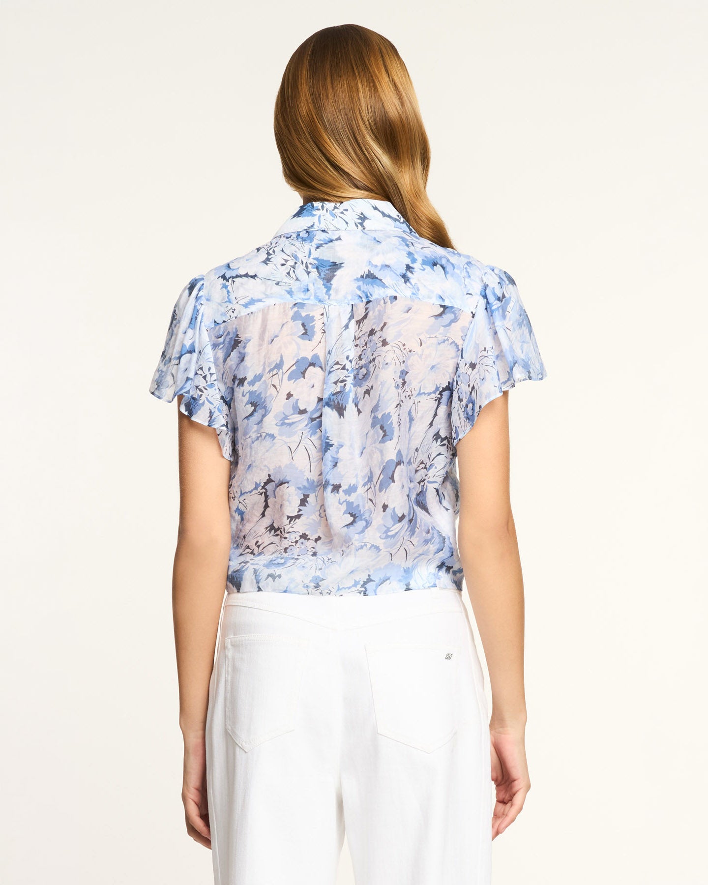 Heirloom Petals Flutter Sleeve Marianna Top