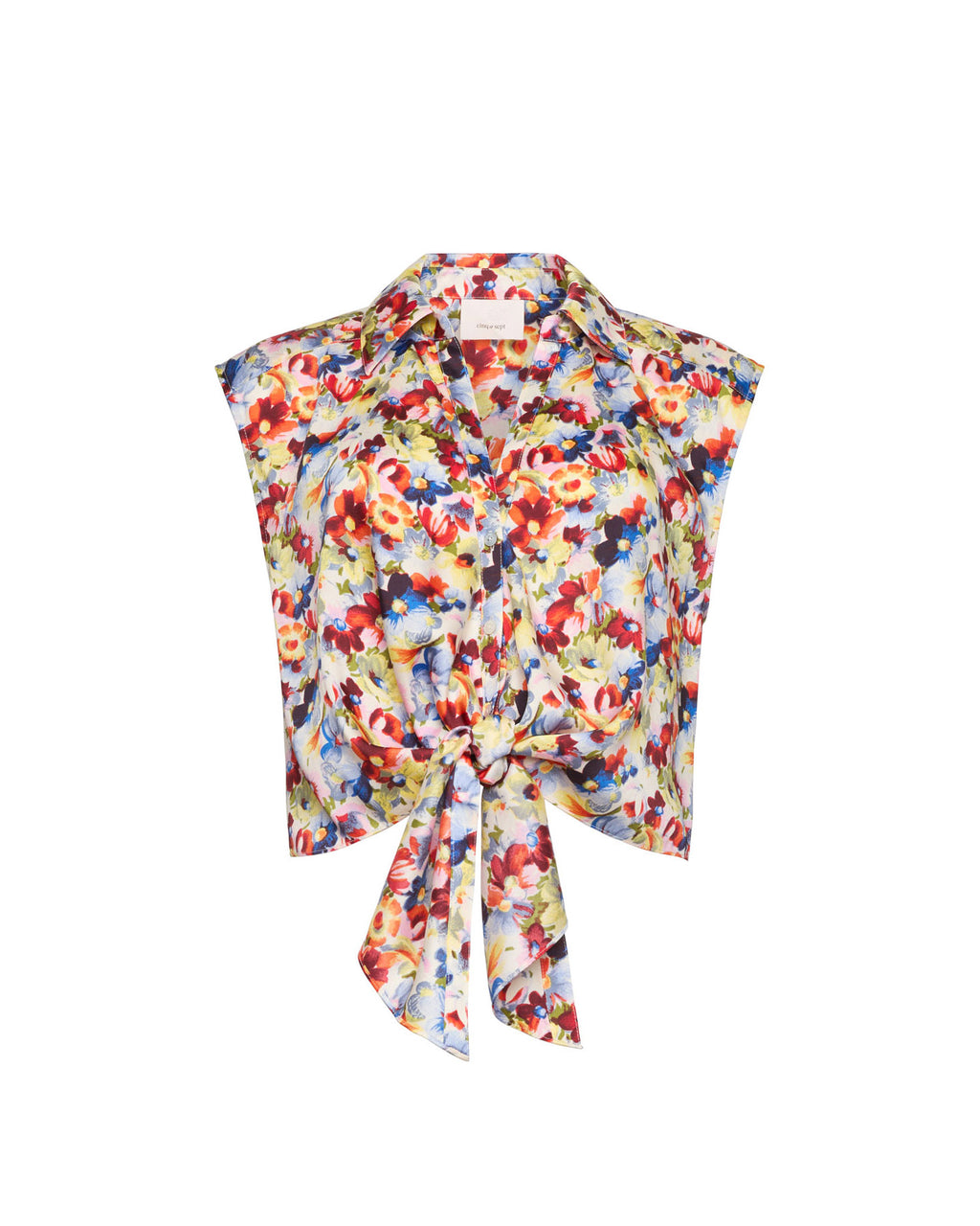 Wildflower Bunch Sleeveless Marianna Top