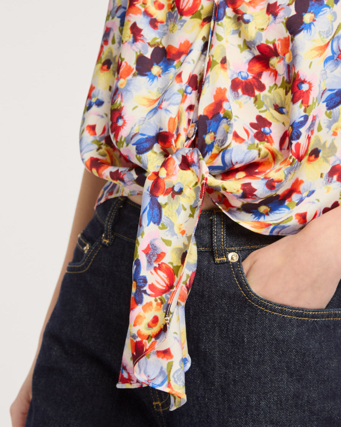 Wildflower Bunch Sleeveless Marianna Top