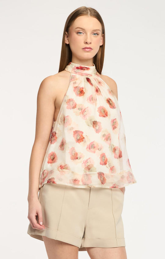 Floating Poppies Brennan Top