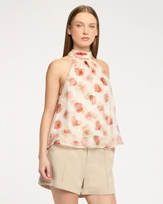 Floating Poppies Brennan Top