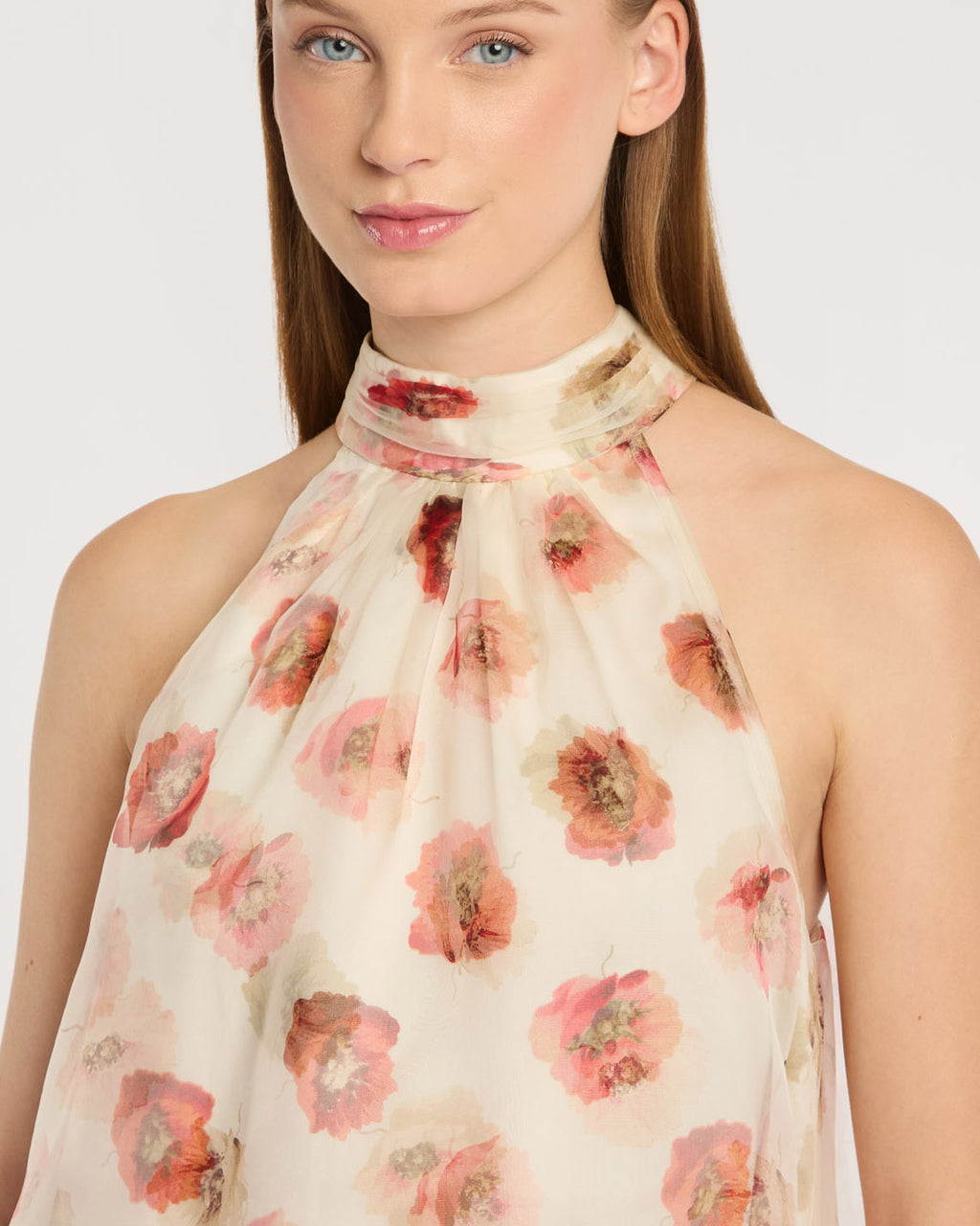 Floating Poppies Brennan Top