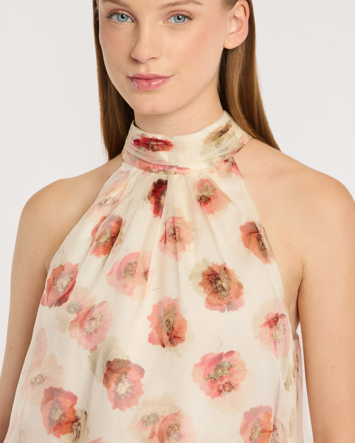 Floating Poppies Brennan Top