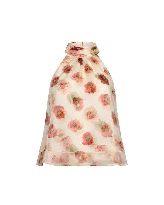 Floating Poppies Brennan Top