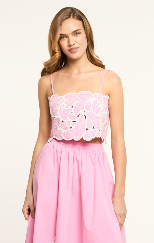 Paisley Bloom  Embroidered Caterina Top