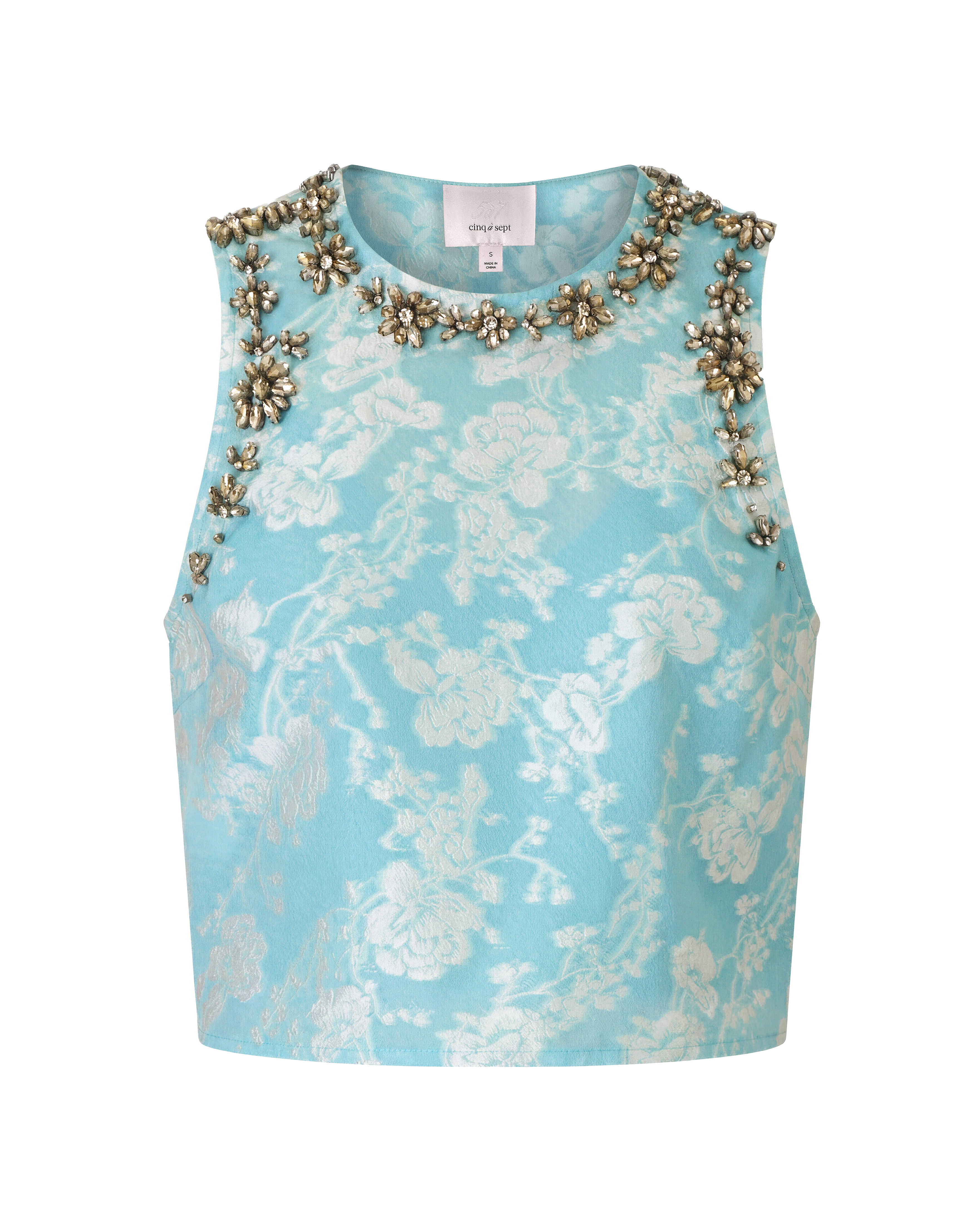 Organza Jacquard Barbara Top