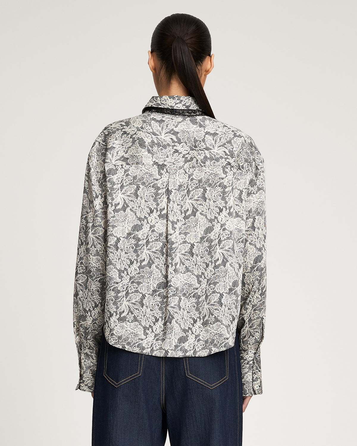 Trompe L'Oeil Lace Aero Top