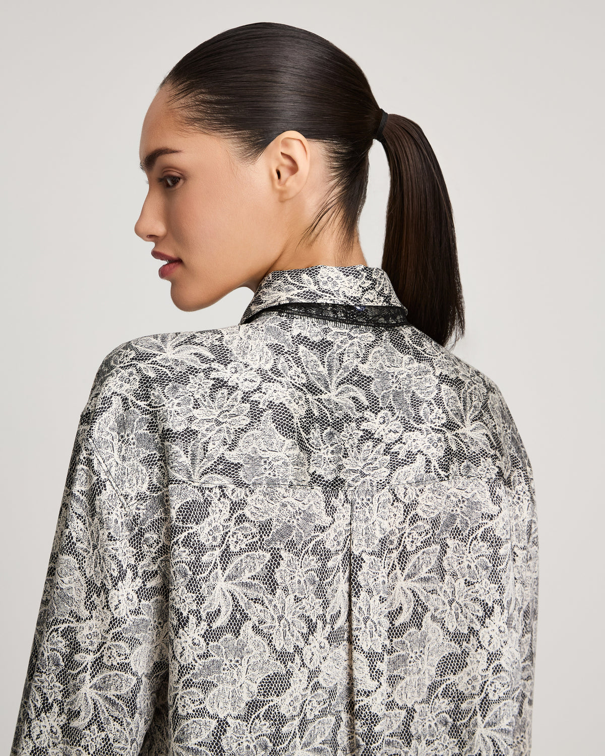 Trompe L'Oeil Lace Aero Top