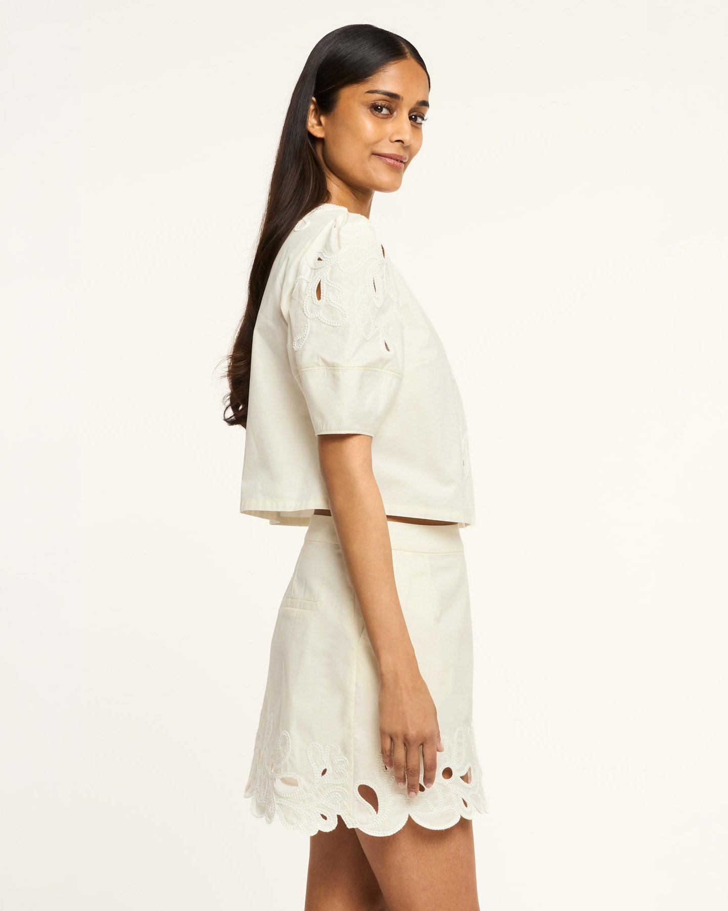 Paisley Bloom Embroidered Bellara Top