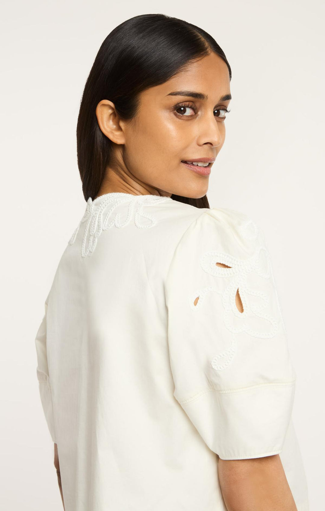 Paisley Bloom Embroidered Bellara Top – Cinq à Sept