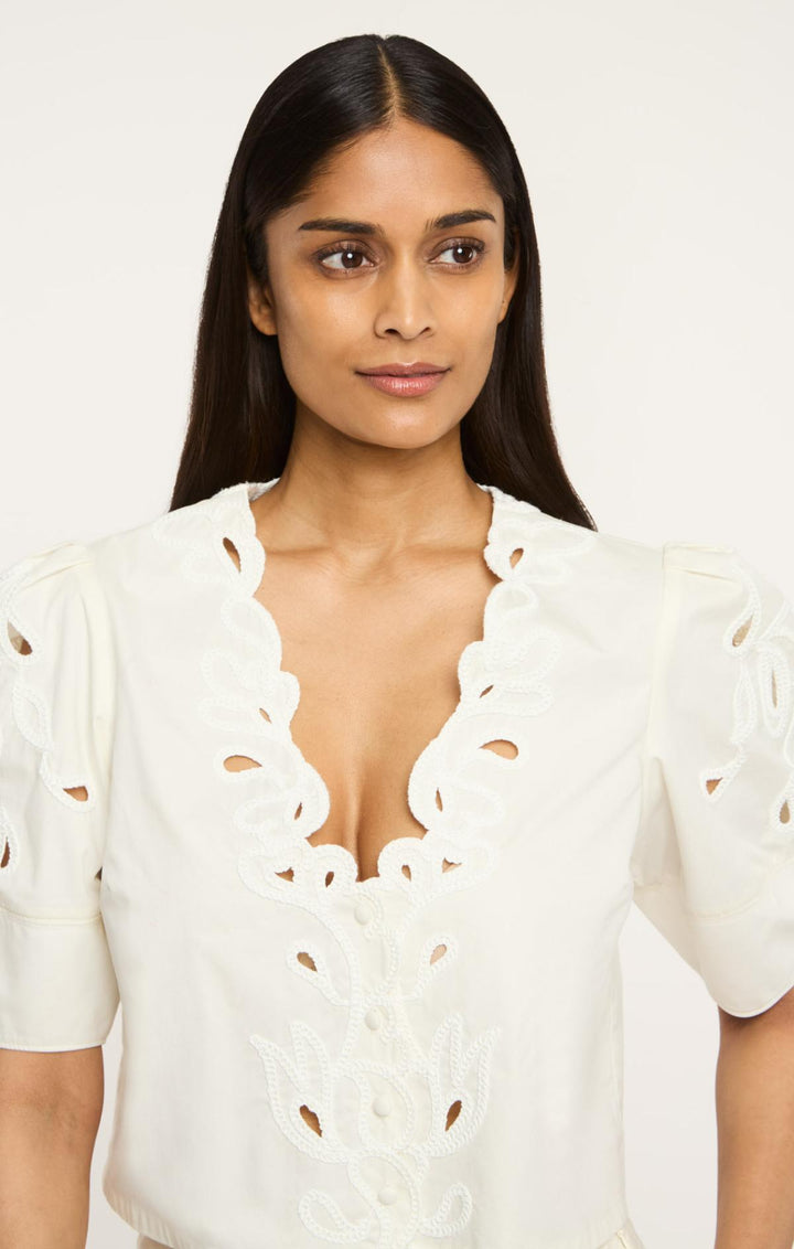 Paisley Bloom Embroidered Bellara Top – Cinq à Sept