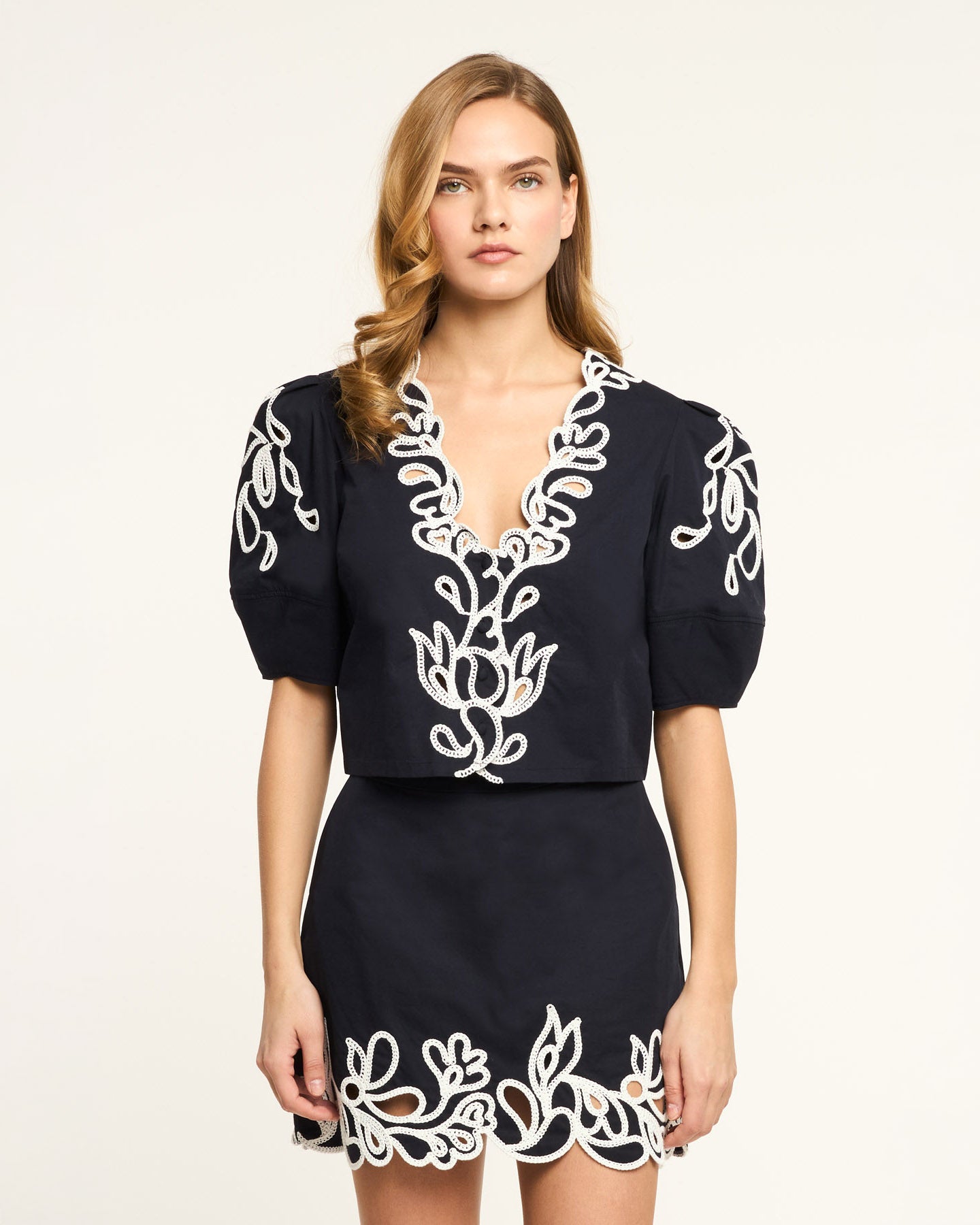 Paisley Bloom Embroidered Bellara Top – Cinq à Sept