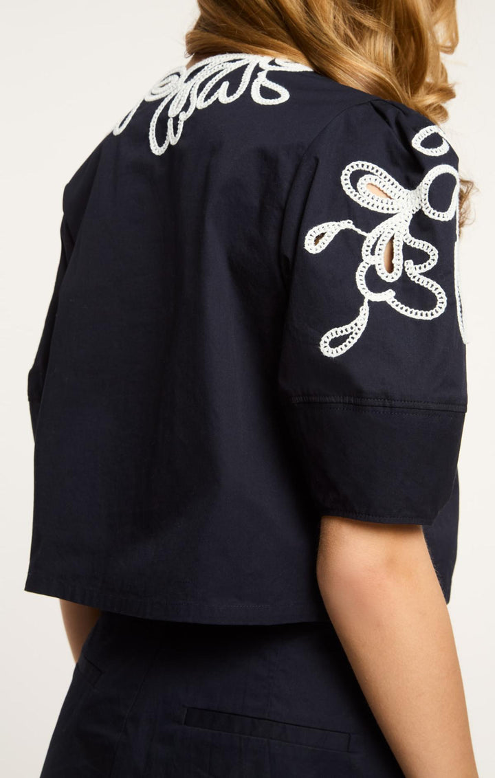 Paisley Bloom Embroidered Bellara Top – Cinq à Sept