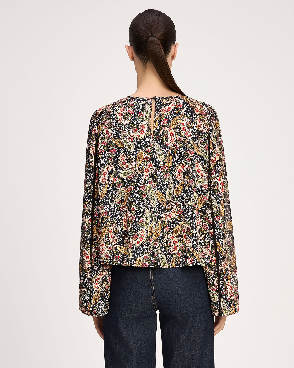 Rose Paisley Virelia Top