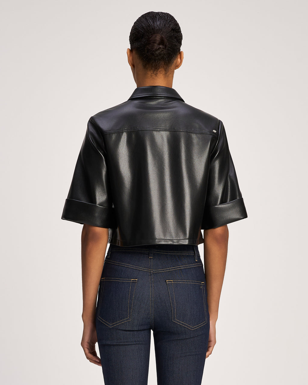 Vegan Leather Aiden Top