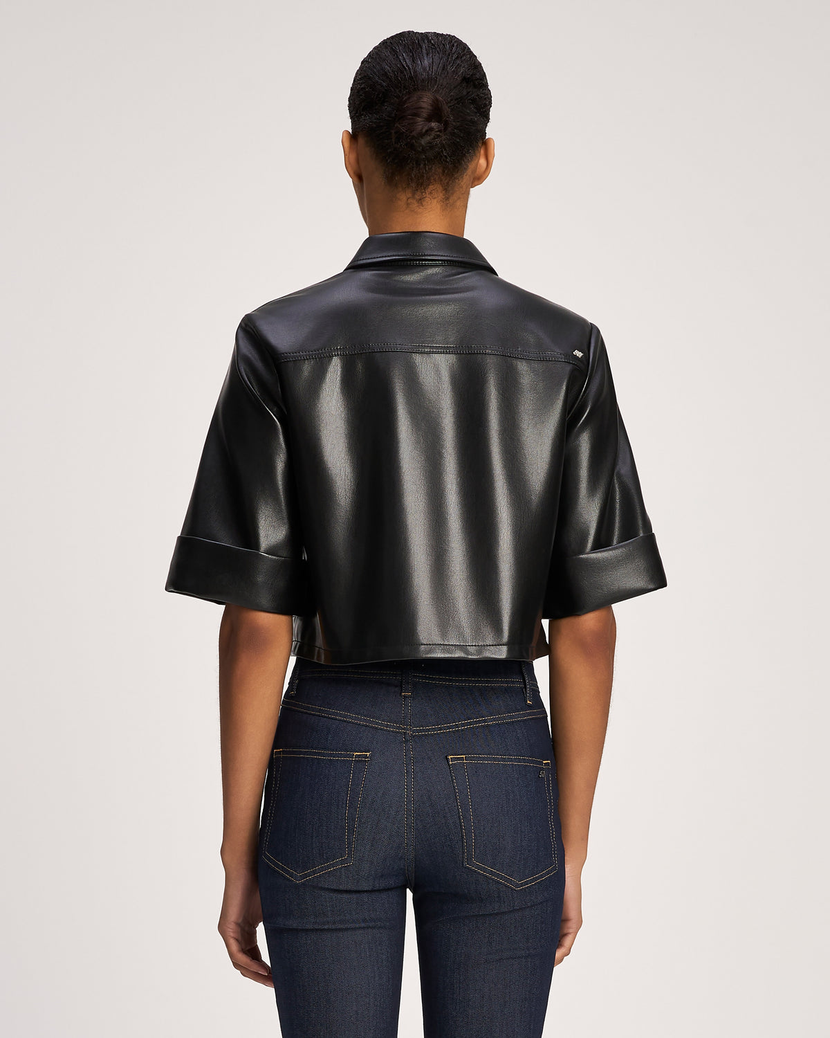 Vegan Leather Aiden Top