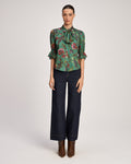 Fresco Floral Bow Fiona Top