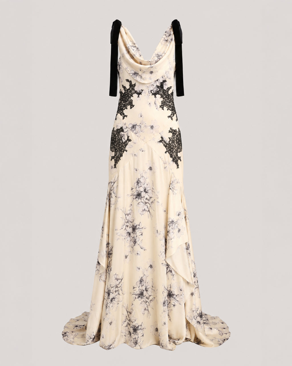 Handsketched Floral Antonella Gown