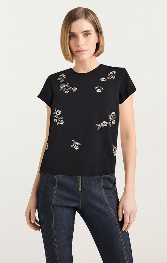 Diamond Vines Washed Bree Tee