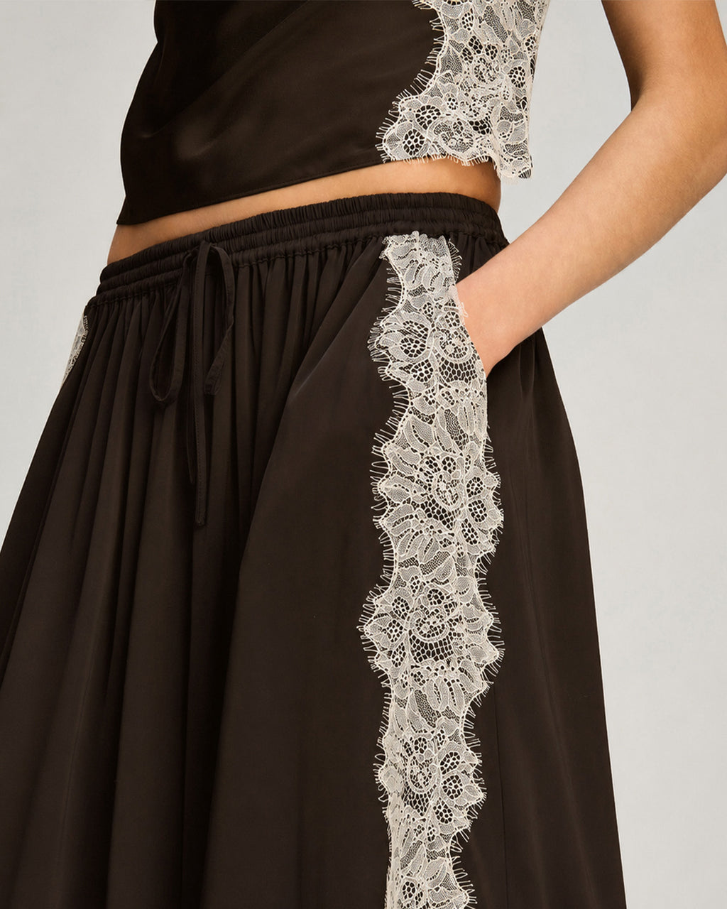 Esme Satin Verne Pant