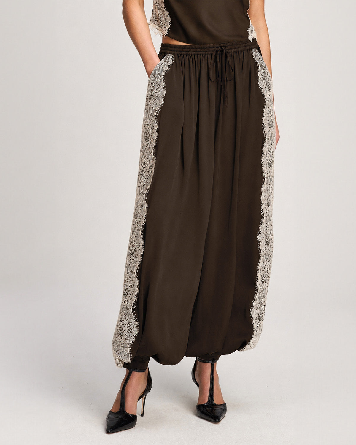 Esme Satin Verne Pant