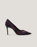 Juliet Heatset Linen Pointed Pump